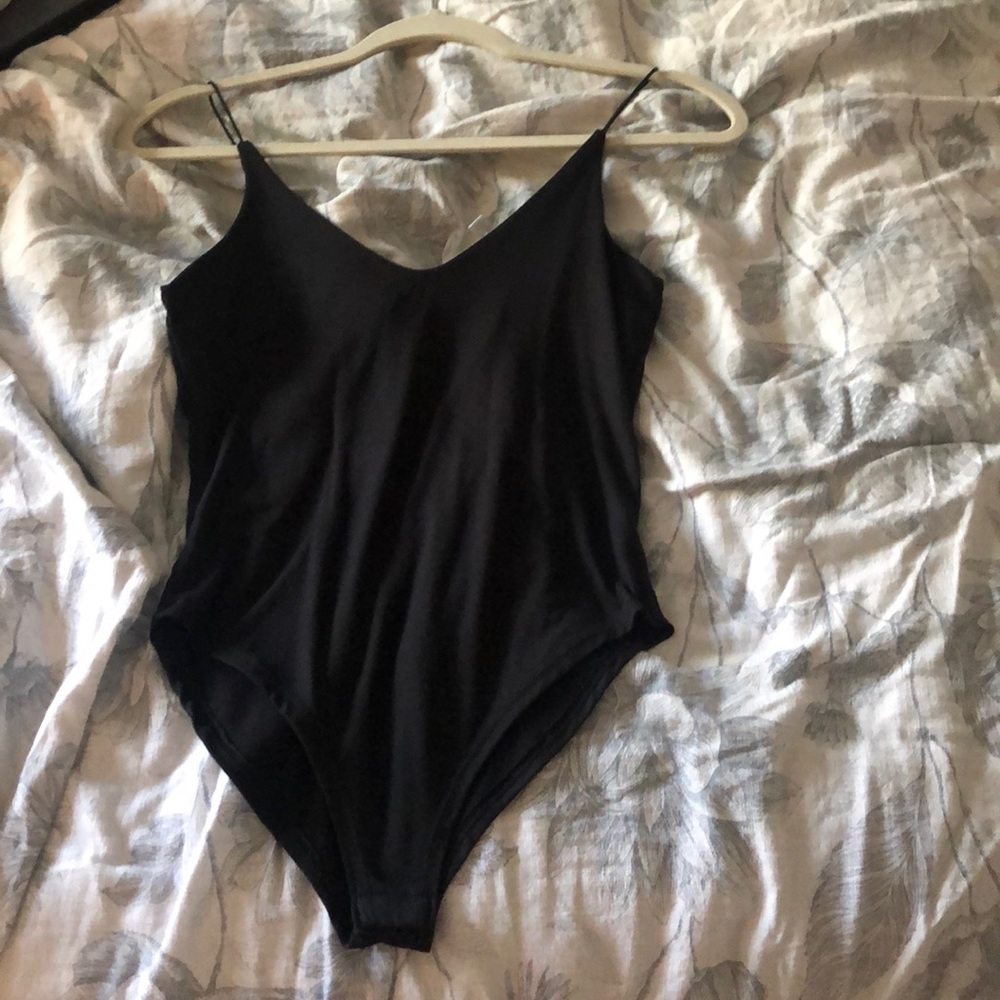 black bodysuit